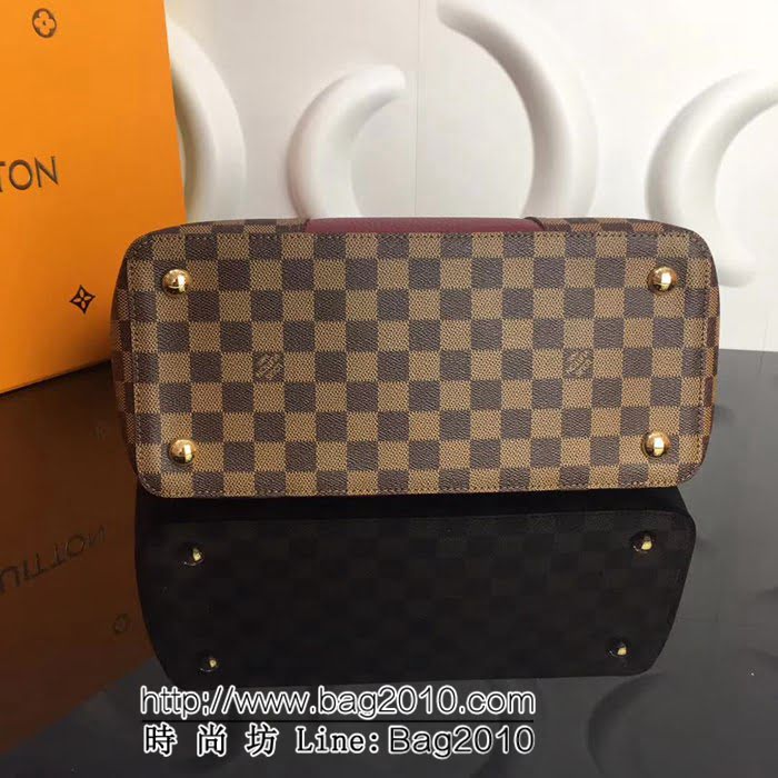 路易威登LV頂級原單 2018新款棋盤格手袋 JERSEY 休閒時尚N44041 YDH1504